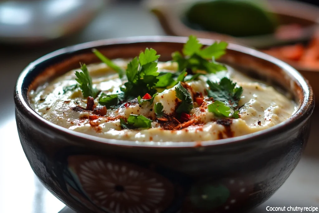Why does coconut chutney curdle?