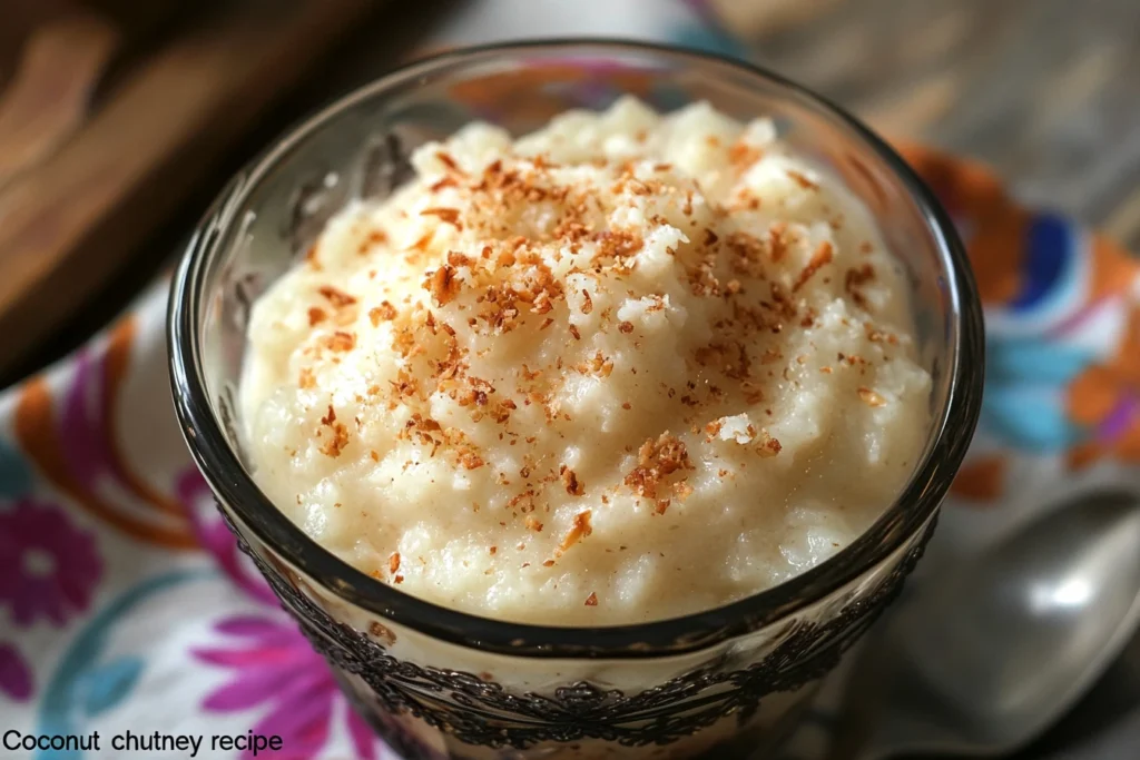 Coconut chutney recipe