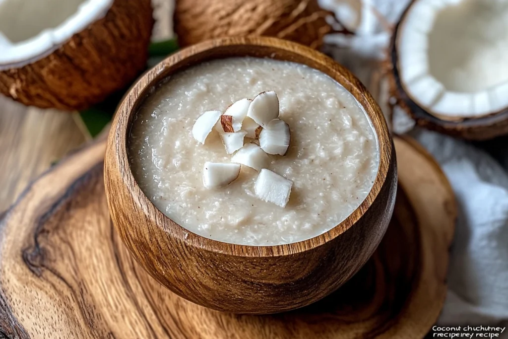 What is coconut chutney made of?