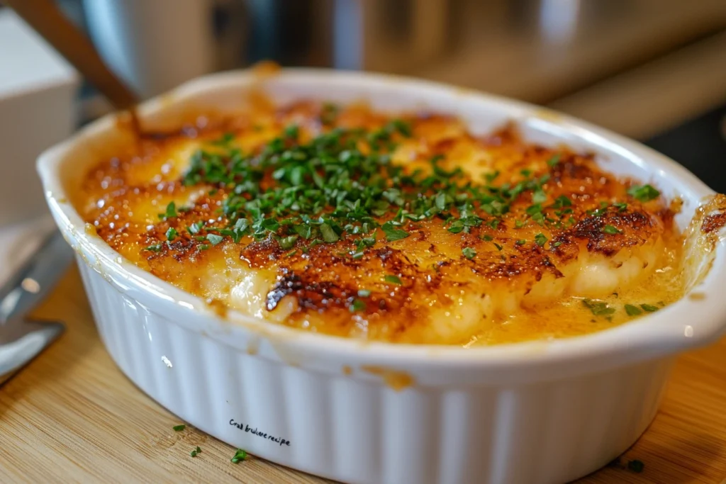 Crab brulee recipe