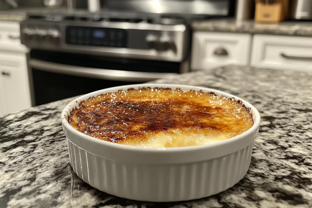What is crème brûlée mostly made of?