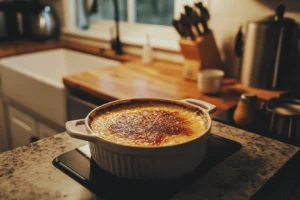 What is crème brûlée mostly made of?