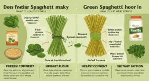 Is green spaghetti healthier?