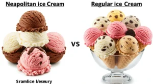  Difference between Neapolitan and  ice cream