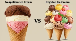  Difference between Neapolitan and  ice cream