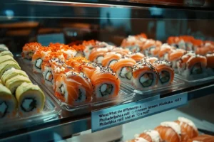 What is the difference between a Philadelphia roll and an Alaska roll?