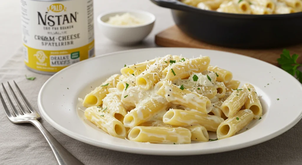 Naturally Creamy Pasta with Cream Cheese Sauce