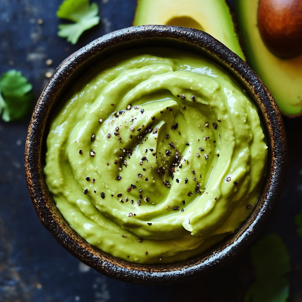 How to keep avocado crema from turning brown?