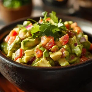 What is avocado sauce made of?