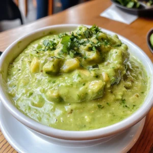 What is avocado sauce made of?